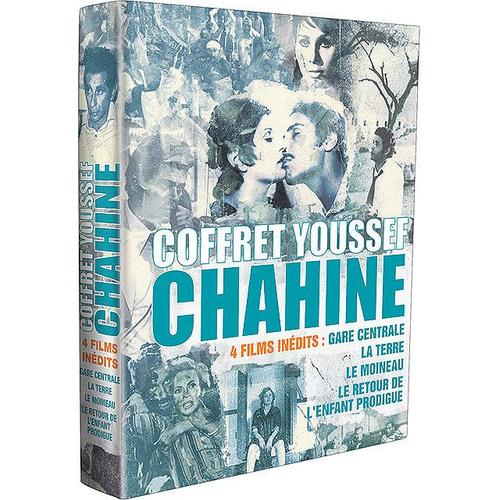 Coffret Youssef Chahine - 4 Films Inédits - Gare Centrale + La Terre + Le Moineau + Le Retour De L'enfant Prodigue - Pack