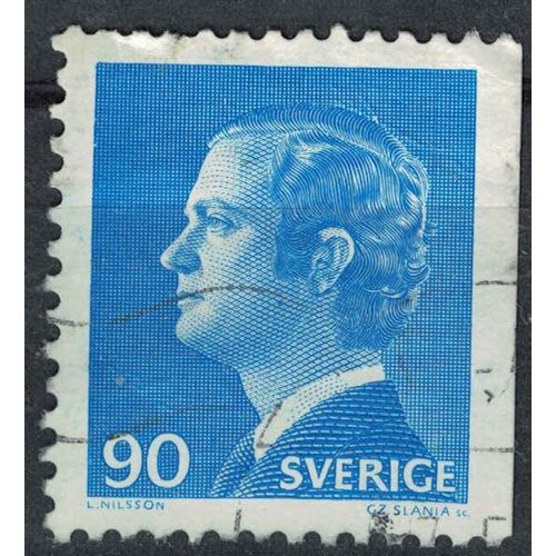 Suède 1975 Oblitéré Used King Carl Xvi Gustaf Roi Charles Xvi Gustave