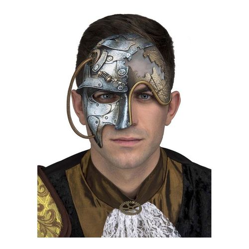 Mi-Masque Steampunk Avec Un Cable