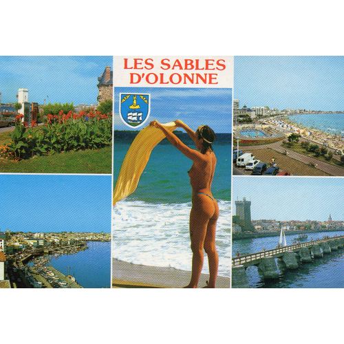 Carte Postale Couleur N° 207 -La Plus Belle Plage De Vendee ... Les Sables D'olonne - Vendee 85 - Editions Artaud Freres - Carte Ecrite Et Affranchie