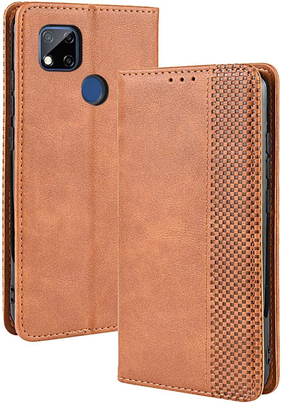 Coque Cuir tui Pour Xiaomi Redmi 9c Nfc/Redmi 9c Housse, Et...