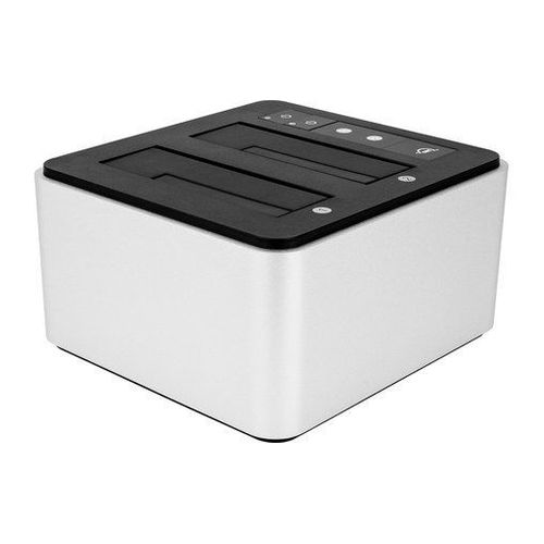 OWC Drive Dock - Station d'accueil HDD - baies : 2 - 2,5 po./3,5 po. partagé - SATA 6Gb/s - RAID RAID 0 - USB-C, Thunderbolt 3