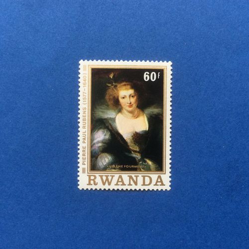 Rwanda - 400ème Anniversaire De La Naissance De Paul Rubens - Peinture "Hélène Fourment"