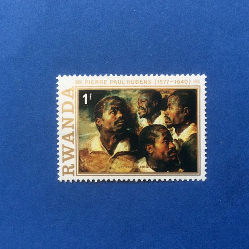 Rwanda - 400ème Anniversaire De La Naissance De Paul Rubens - Peinture "Têtes De Nègres" (Y & T 789)