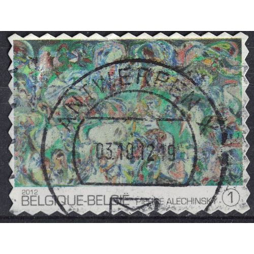 Belgique 2012 Oblitéré Rond Used Le Dernier Jour Tableau De Pierre Alechinsky Su
