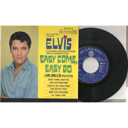 Easy Come Easy Go Ep 45 Tours 4 Titres France Label Bleu 4/67