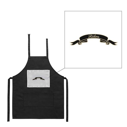 Tablier Noir De Cuisine Barbecue Bande Riders Imprimé
