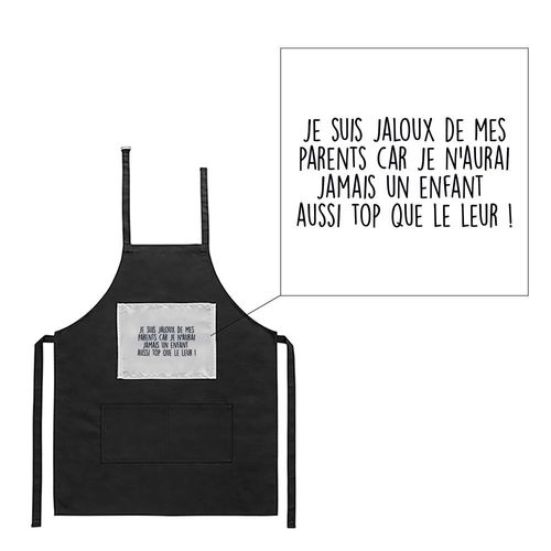 Tablier Noir De Cuisine Barbecue Enfant Top Imprimé