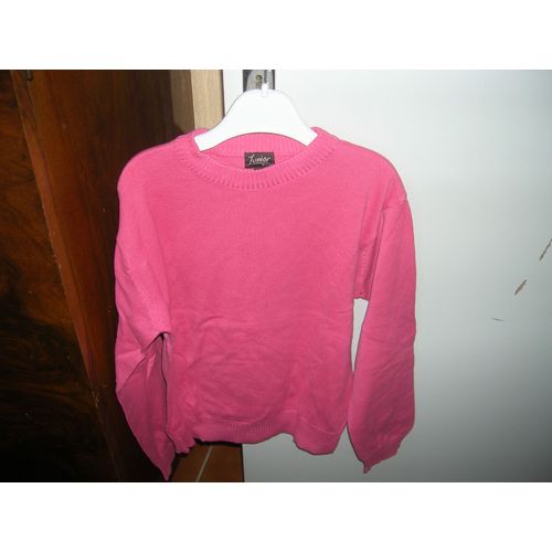 Pull Manches Longues Junior 8 Ans 100% Coton.