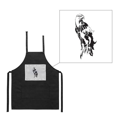 Tablier Noir De Cuisine Barbecue Aigle 12 Imprimé