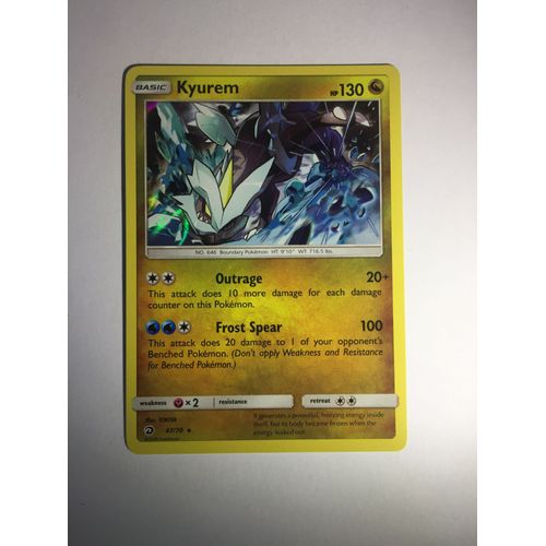 Kyurem 47/70 Holo Rare