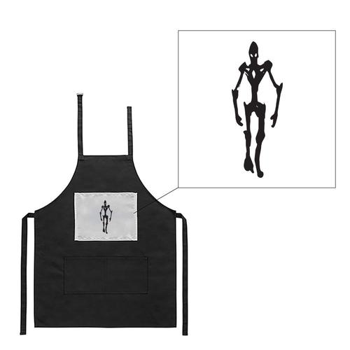 Tablier Noir De Cuisine Barbecue Alien 13 Imprimé