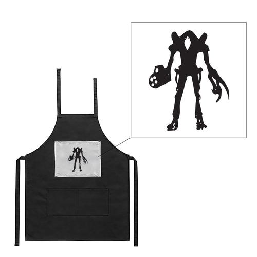 Tablier Noir De Cuisine Barbecue Alien 12 Imprimé