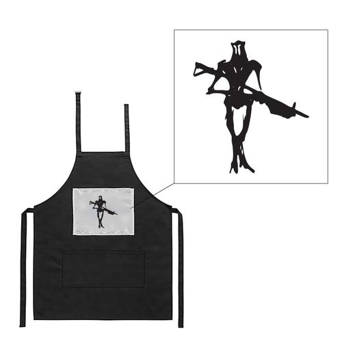 Tablier Noir De Cuisine Barbecue Alien 5 Imprimé