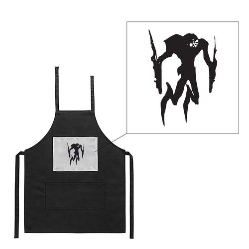 Tablier Noir De Cuisine Barbecue Alien 2 Imprimé