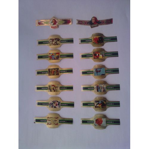 12 Bagues De Cigare Hudson