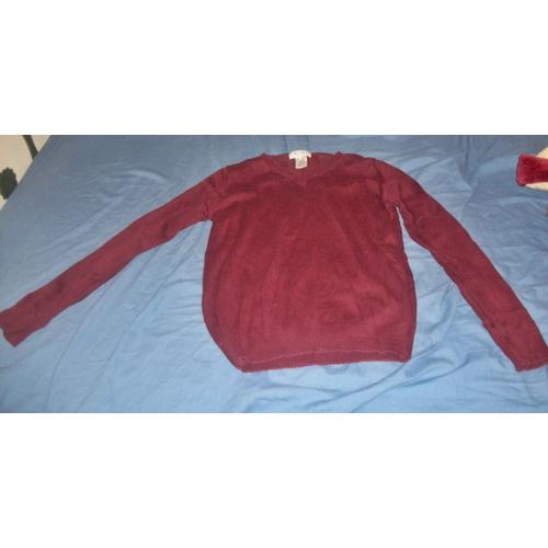 Pull Bordeaux La Redoute Taille 10-12 Ans