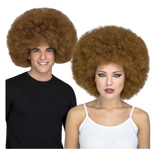 Perruque Afro Marron Extra Grande