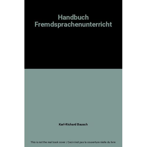 Handbuch Fremdsprachenunterricht