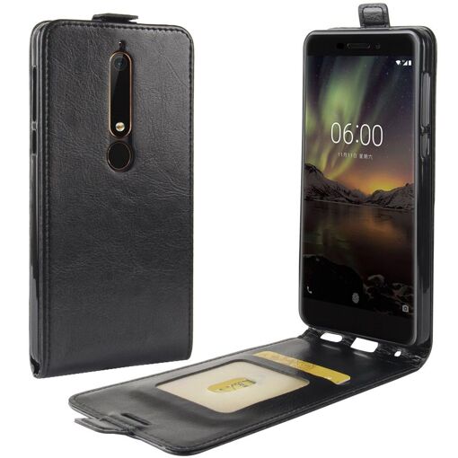 Etui Slim &agrave; rabat ultra-fin pour Nokia-6.1 coloris no