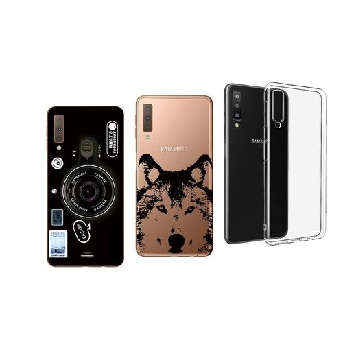 Samsung Galaxy A7 2018 Lot De 3 Coques Gel Souple Et Résistant Anti Choc (Pack#3)