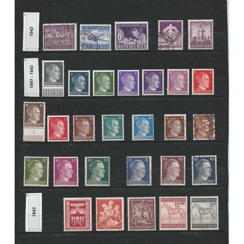 Allemagne - Timbres De 1941 A 1944 Du Gouvernement General - Ref. 64.