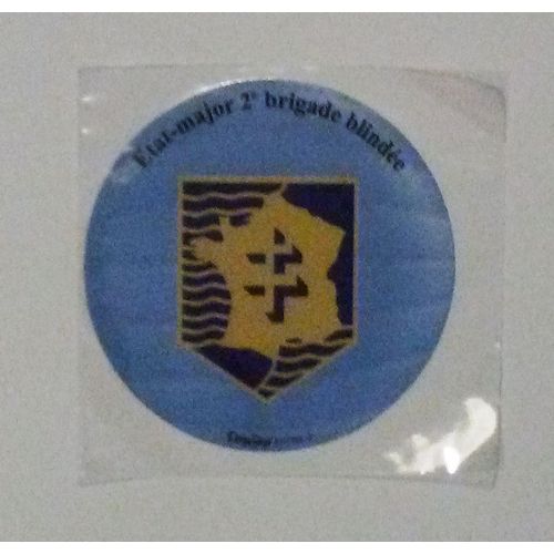 Em 2 Bb État Major De La 2e Brigade Blindée Bec Verseur En Métal Neuf Sous Blister