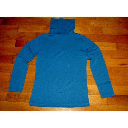 Sous-Pull Col Roulé Bleu Uni Vitamine Taille 14 Ans