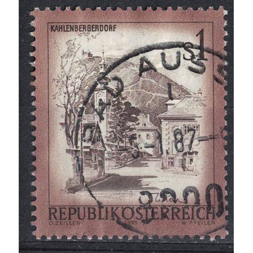 Autriche 1975 Oblitéré Used Municipalité De Kahlenbergerdorf Vienne Su