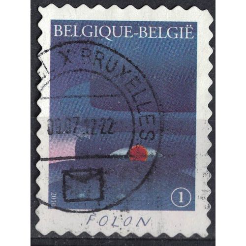 Belgique 2010 Oblitéré Used L'aube Oeuvre De Jean Michel Folon Su