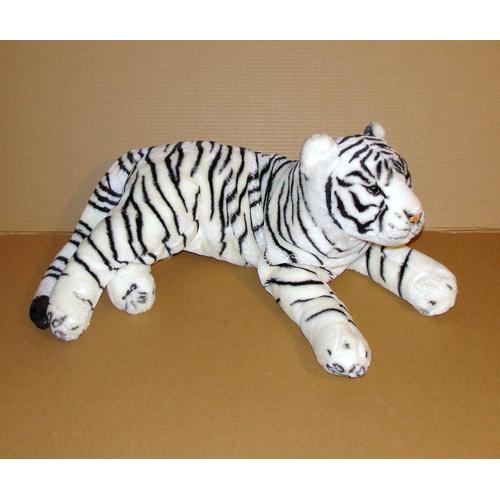 Tigre Blanc Cobico Peluche Doudou Tigre 54 Cm Rakuten