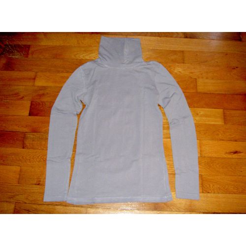 Sous-Pull Col Roulé Gris Uni Look Taille 14 Ans