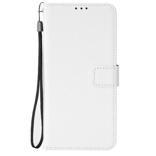 Étui Pour Google Pixel 4 Couverture Portefeuille Magnétique Bicelle Titulaire De La Carte - Blanc