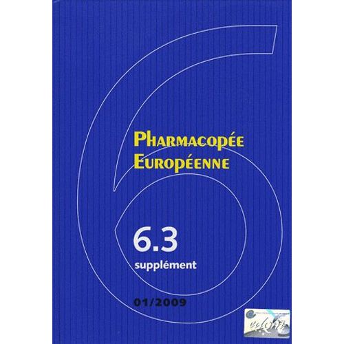 Pharmacopée Européenne - Supplément 6.3