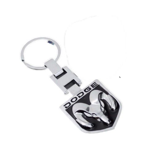 Porte Clé Dodge Belier Double Face Chrome Auto Americaine Usa
