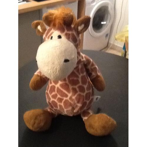 Peluche Girafe 32 Cm Assise