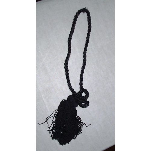 Cordon De Passementerie Ancien Et Pompon Longueur 35cm