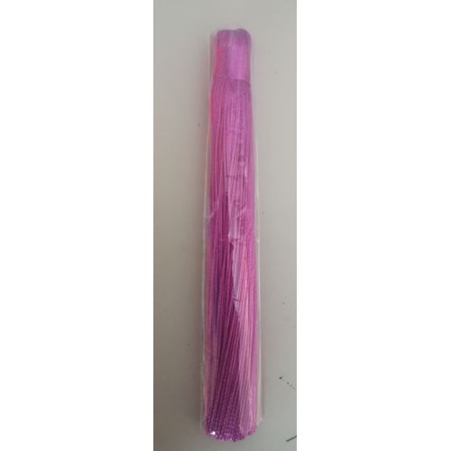 Grand Pompon Textile Sans Attache 120 Mm Pour Déco Ou Bijoux Fuchsia/Violet