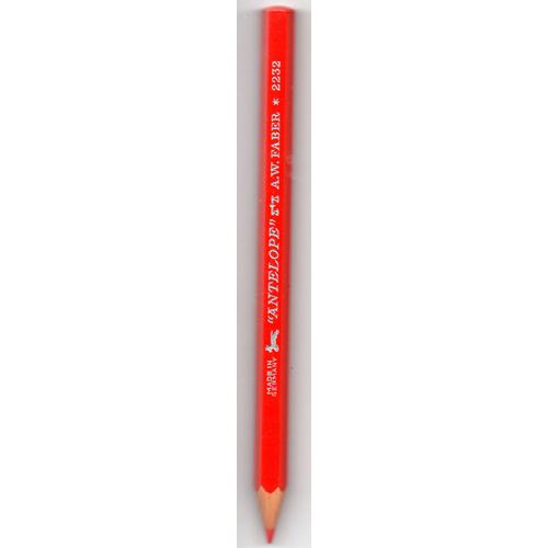Crayon De Couleur Rouge " Antelope " A.W. Faber 2232