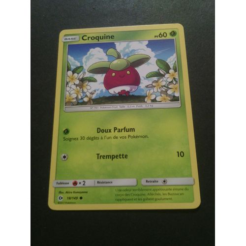 Carte Pokémon Croquine