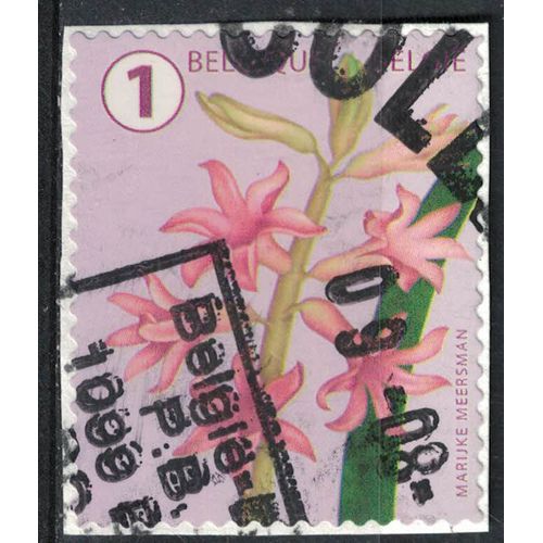 Belgique 2016 Oblitéré Used Fleur Flower Hyacinth Jacinthe Véritable Su