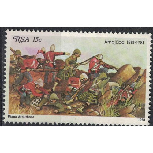 Afrique Du Sud 1981 Oblitéré Used Militaria Amajuba Battle Bataille De Majuba