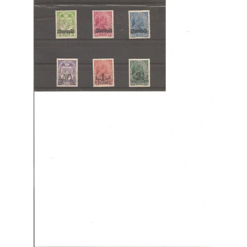 6 Timbres Neufs Trace Charniere Jean Ii Surcharge