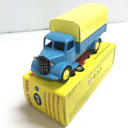 Dinky Toys 413 - Austin Wagon Couvert Bleu/Jaune 1:60-Atlas