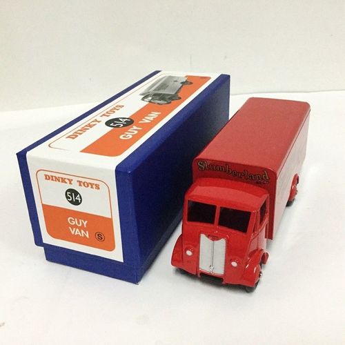Dinky Toys 514 - Guy Van Slumberland Spring Interior Mattresses Red 1:50-Atlas