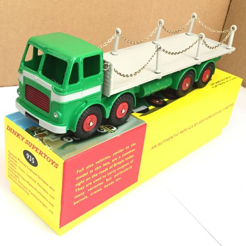 Dinky Toys 935 Supertoys - Leyland Octopus Flat Truck Chains 1:50-Atlas