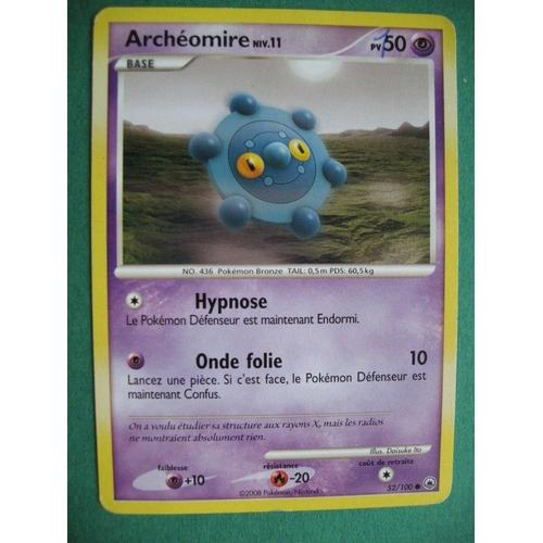 Carte Pokemon - Archéomire - 52/100 - Diamant Et Perle - Aube Majestureuse - 2008 - M2