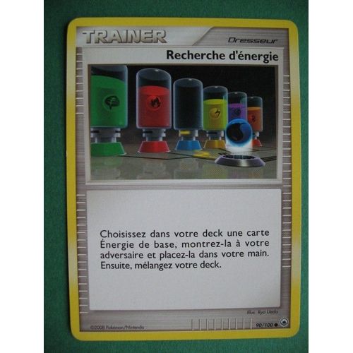 Carte Pokemon - Recherche Energie - 90/100 - Diamant Et Perle - Aube Majestueuse - 2008 - M2