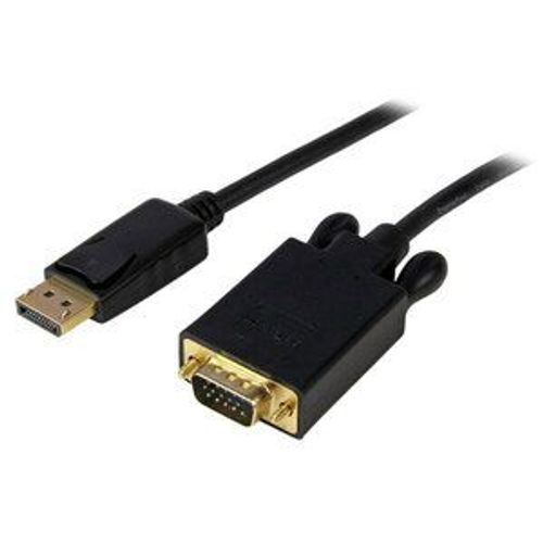 Adaptateur Displayport Vers Vga - Câble Display Port Male Vga Male 1920x1200 - Noir 91cm