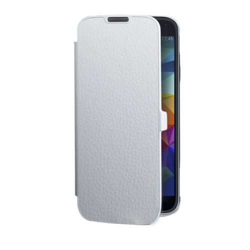 Etui Folio Anymode Blanc Pour Samsung Galaxy S5 G900